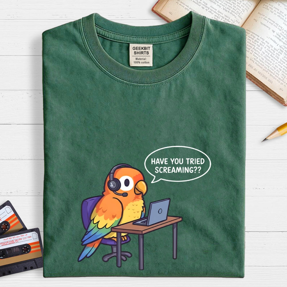 Funny Bird Call Center Agent  T-Shirt