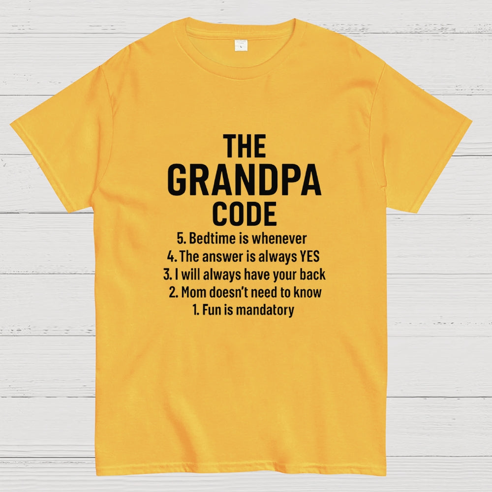 Grandpa Code father‘s day  T-Shirt