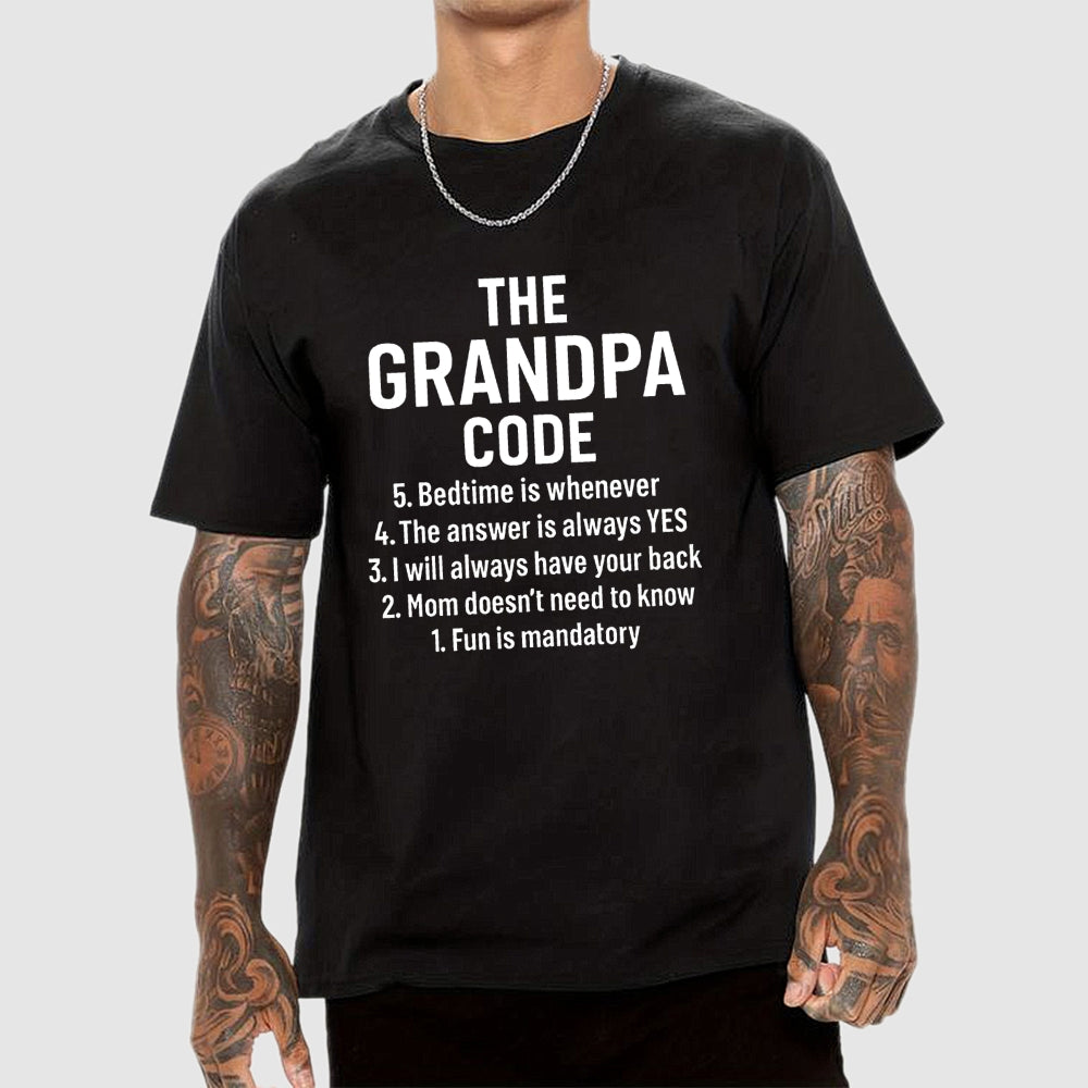 Grandpa Code father‘s day  T-Shirt