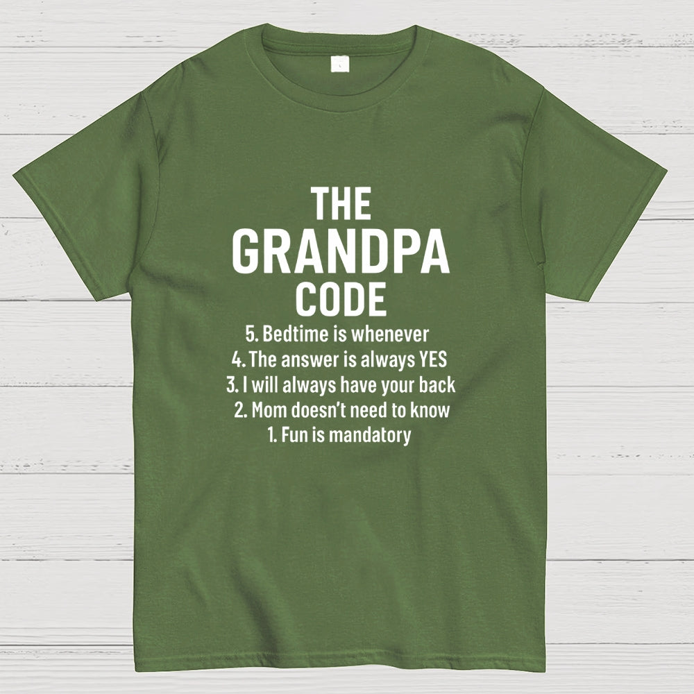Grandpa Code father‘s day  T-Shirt