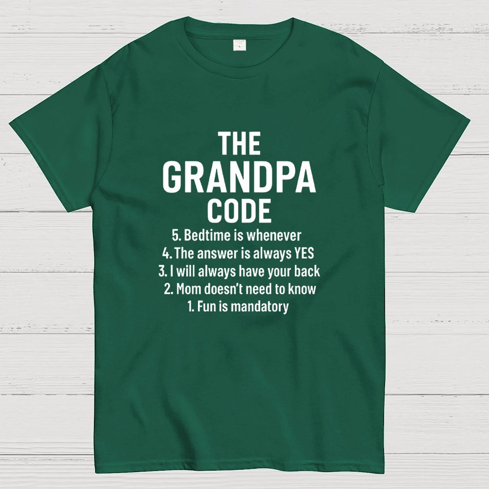 Grandpa Code father‘s day  T-Shirt
