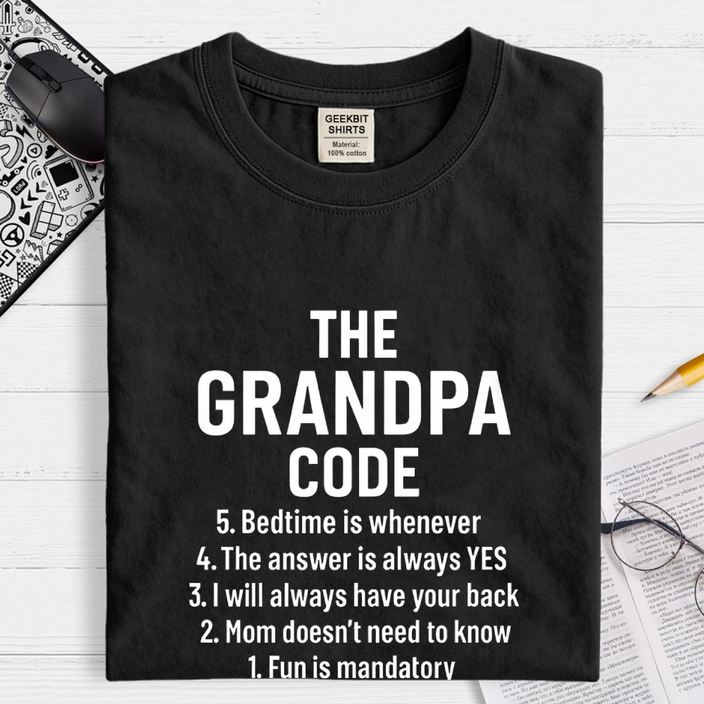 Grandpa Code father‘s day  T-Shirt