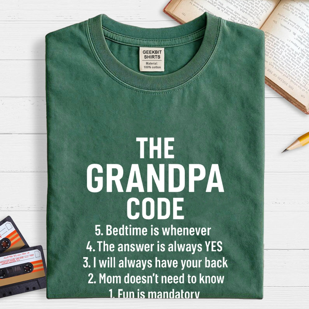 Grandpa Code father‘s day  T-Shirt