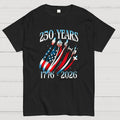 USA 250th Anniversary Sci Fi Space  T-Shirt