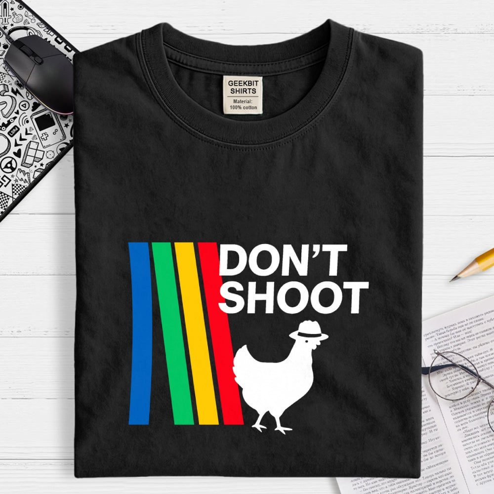 Don't Shoot Game Art Print  T-Shirt