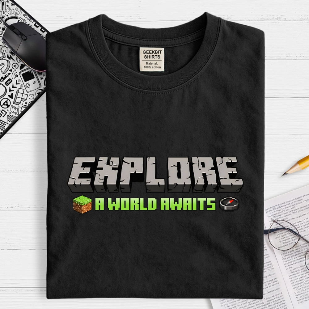 Explore – A World Awaits  T-Shirt