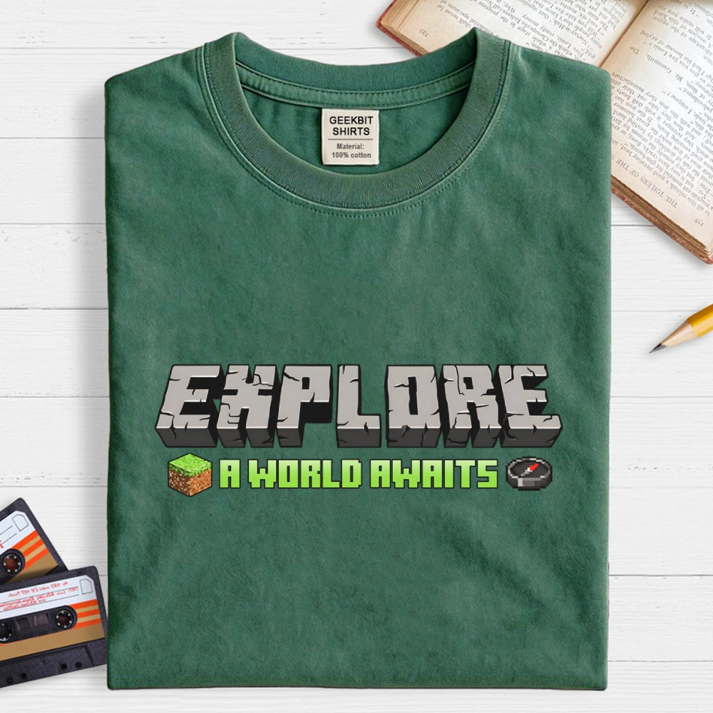 Explore – A World Awaits  T-Shirt
