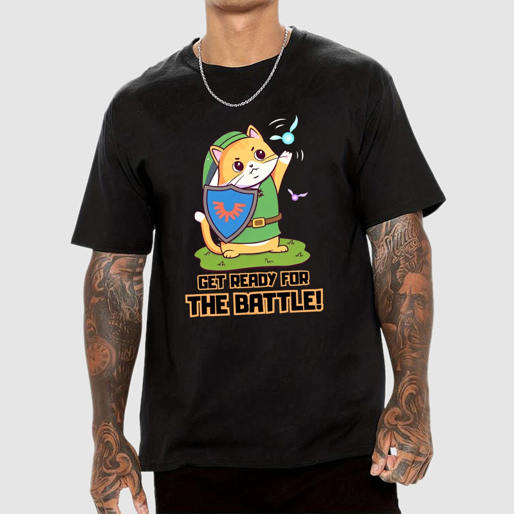 Get Ready For The Battle! Cat  T-Shirt
