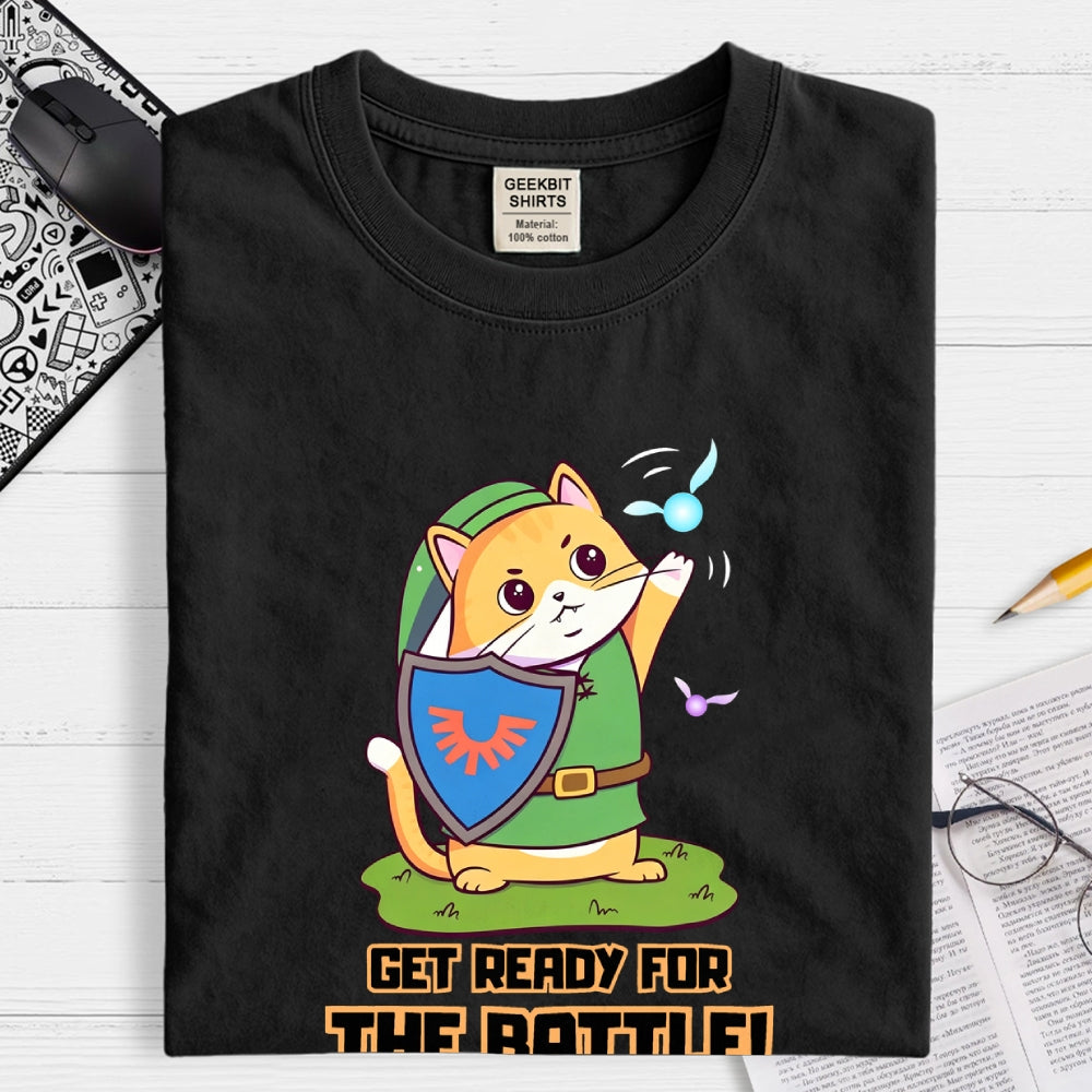 Get Ready For The Battle! Cat  T-Shirt