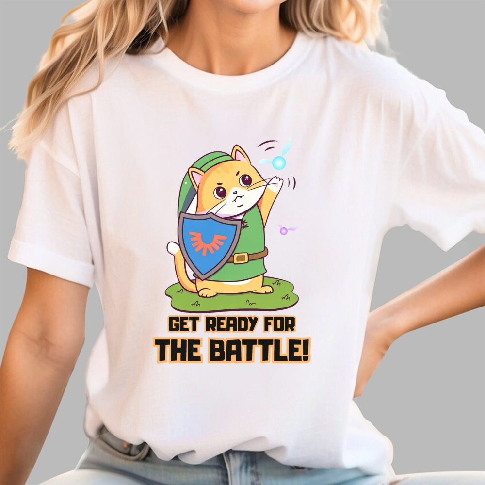 Get Ready For The Battle! Cat  T-Shirt