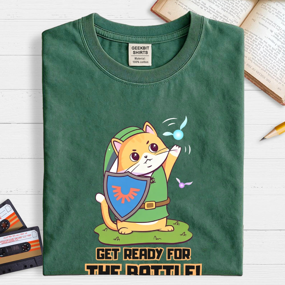 Get Ready For The Battle! Cat  T-Shirt