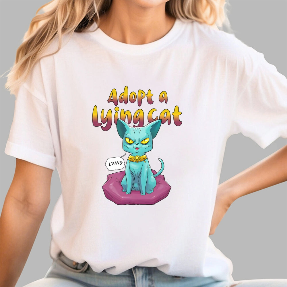 Lying Cat  T-Shirt