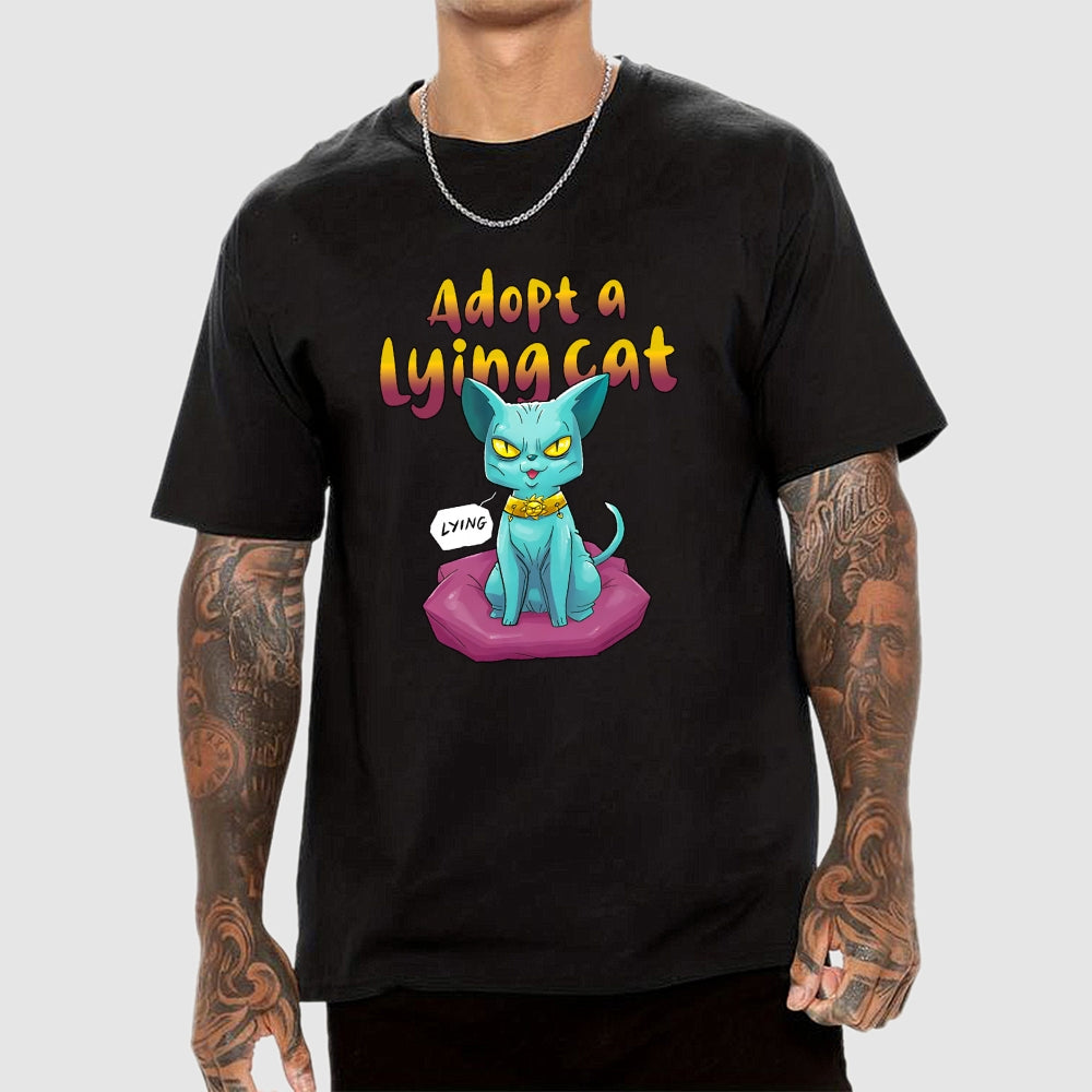 Lying Cat  T-Shirt
