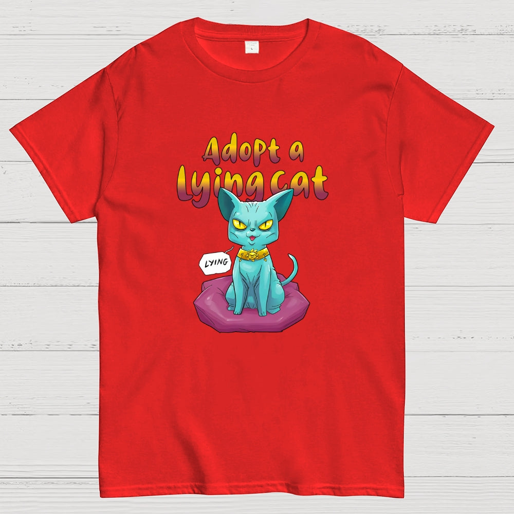 Lying Cat  T-Shirt