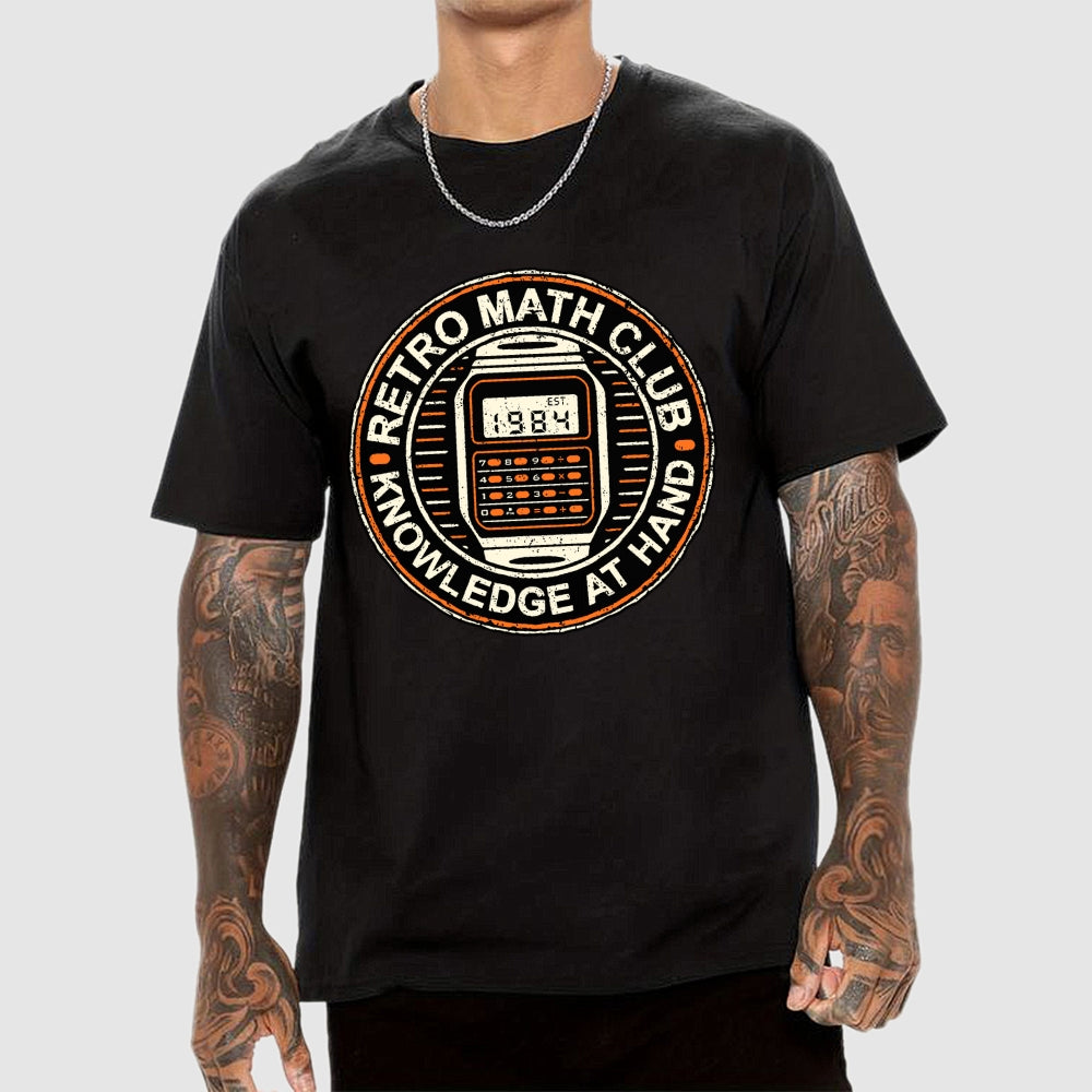Retro Math Club  T-Shirt