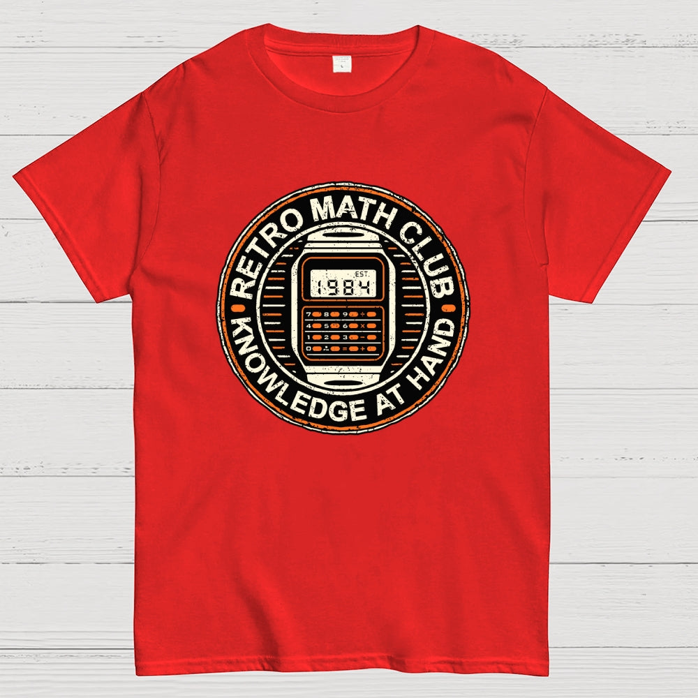 Retro Math Club  T-Shirt