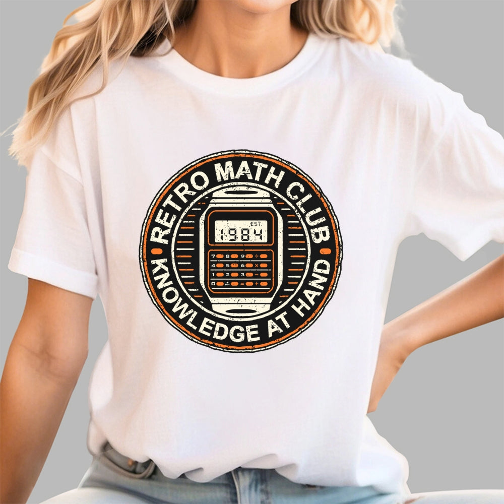 Retro Math Club  T-Shirt