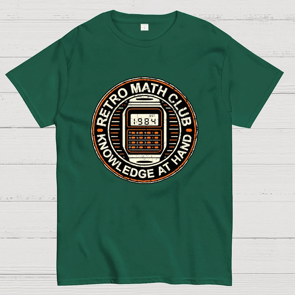 Retro Math Club  T-Shirt