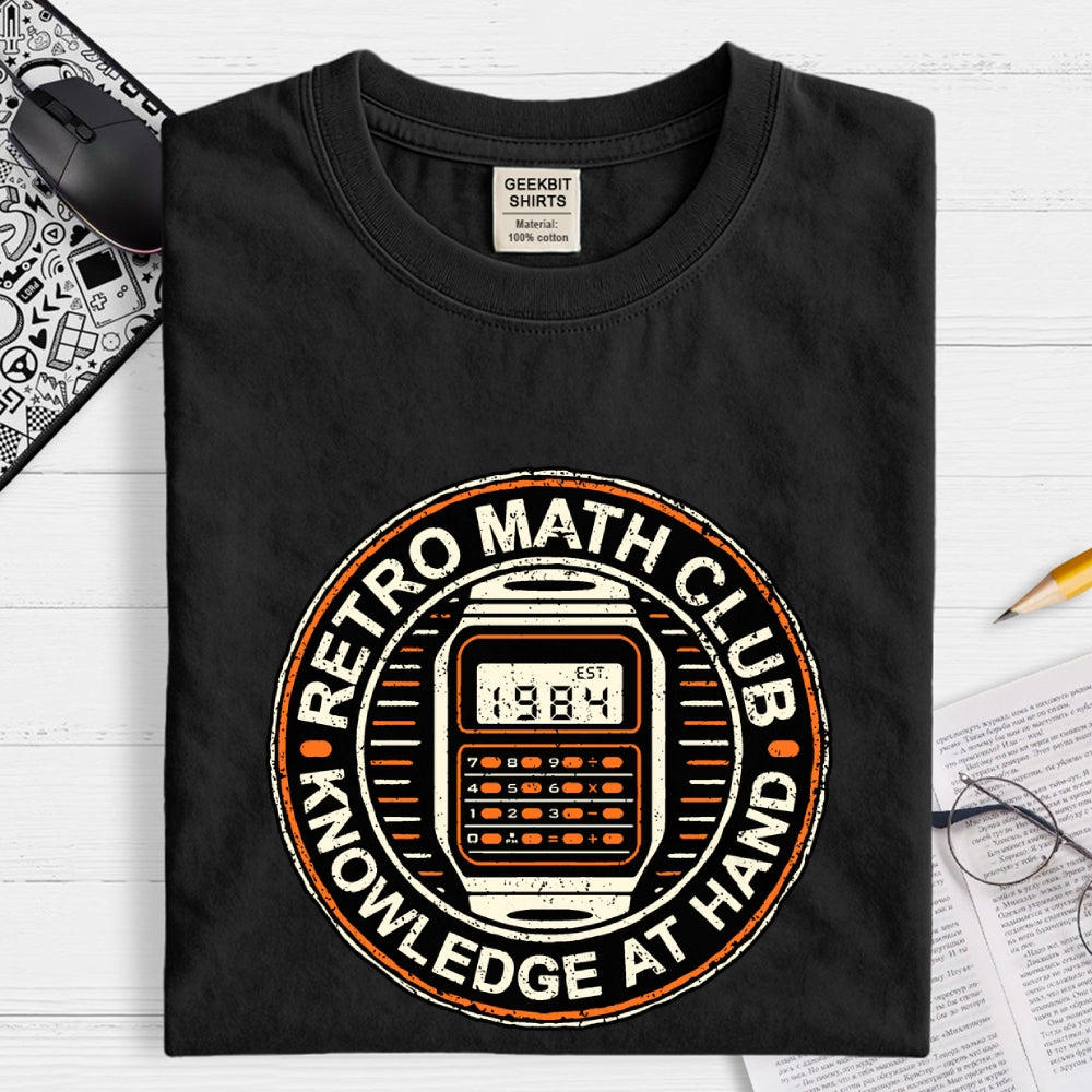 Retro Math Club  T-Shirt
