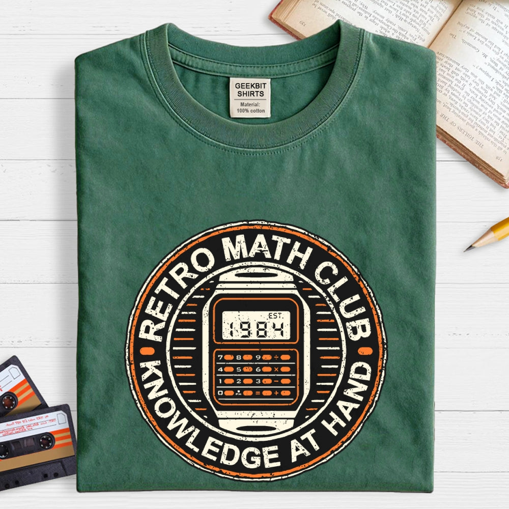 Retro Math Club  T-Shirt