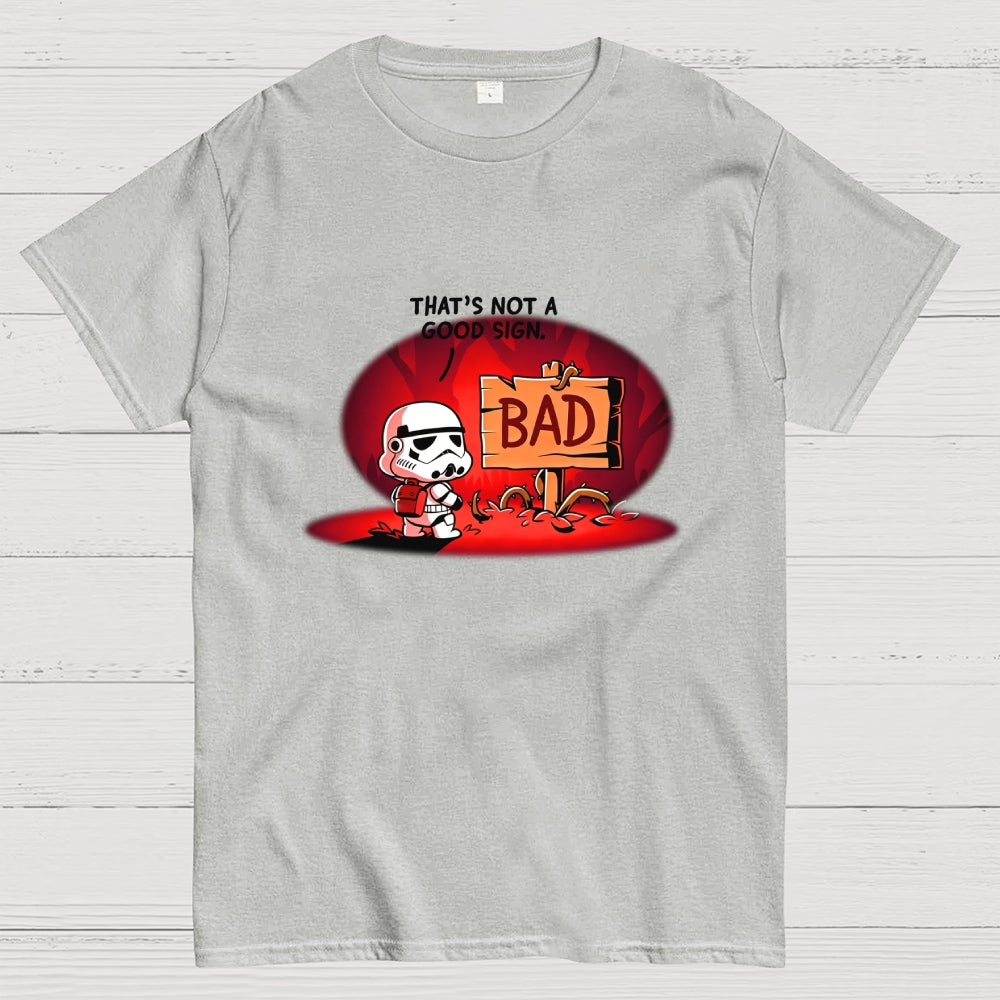 That's Not a Good Sign Art Print  T-Shirt