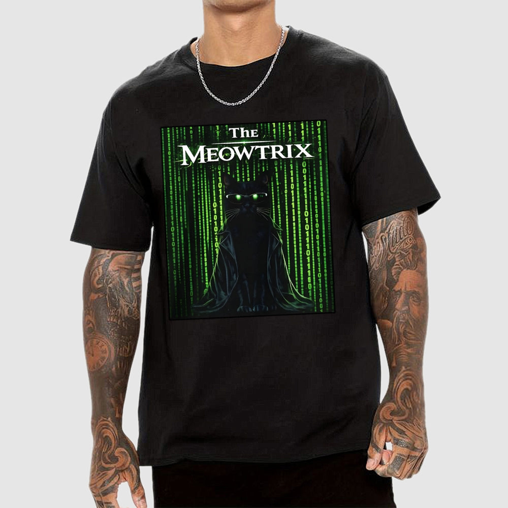 The Meowtrix Cat  T-Shirt