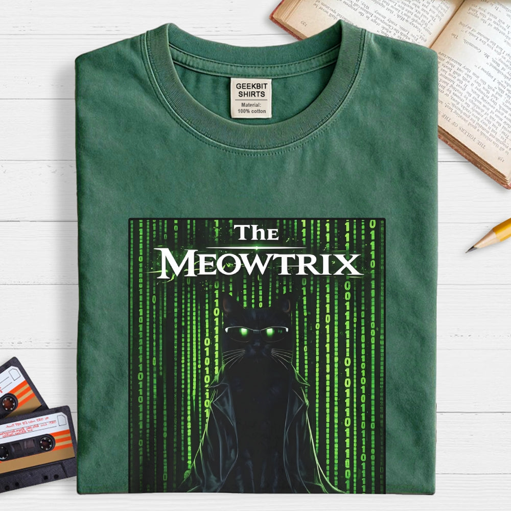 The Meowtrix Cat  T-Shirt