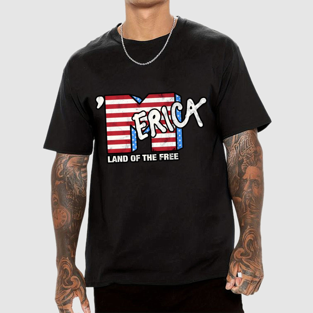 Merica- Land of the Free  T-Shirt