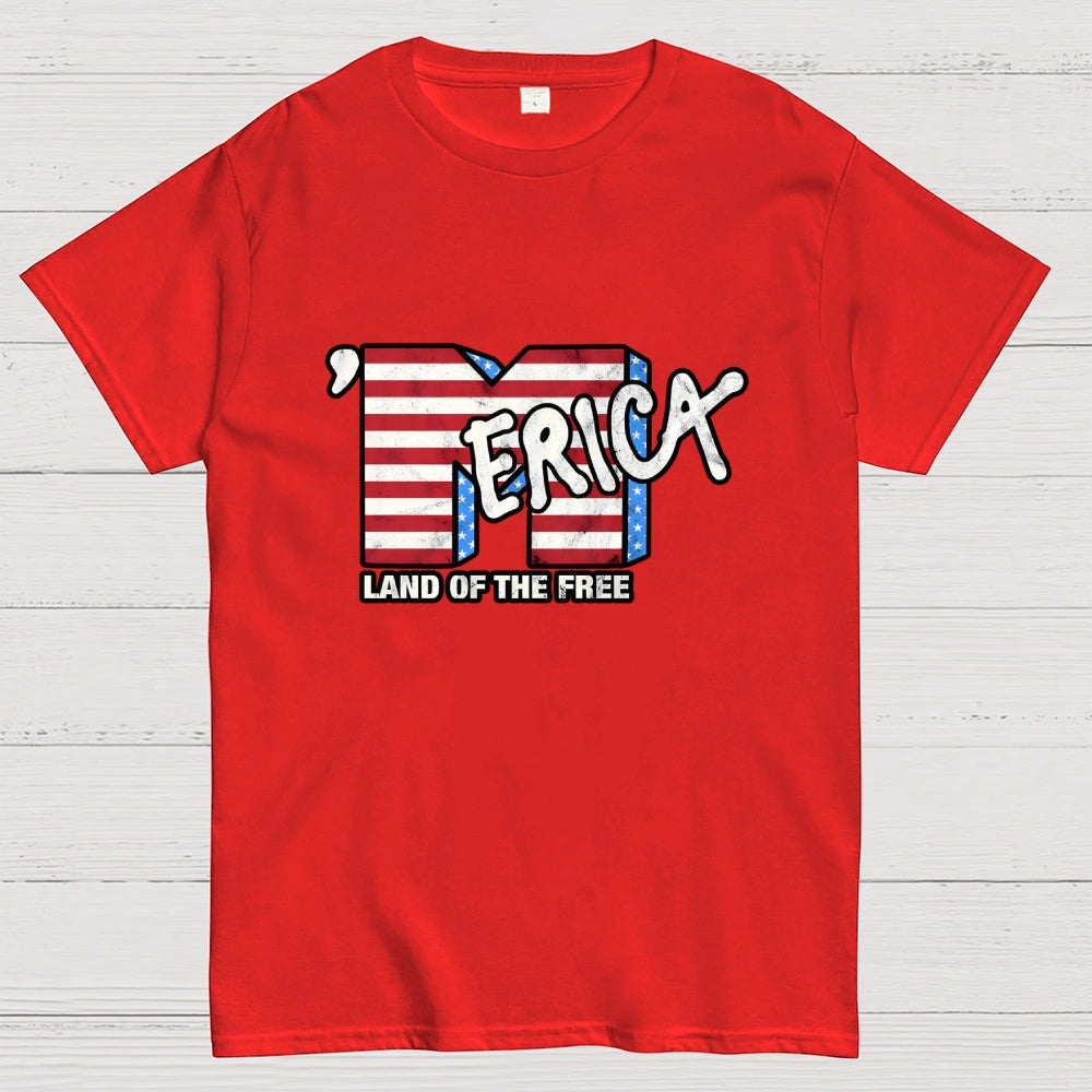 Merica- Land of the Free  T-Shirt