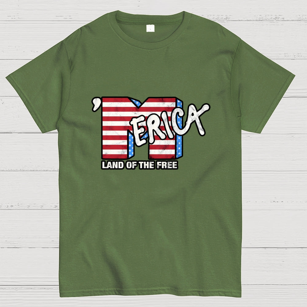 Merica- Land of the Free  T-Shirt