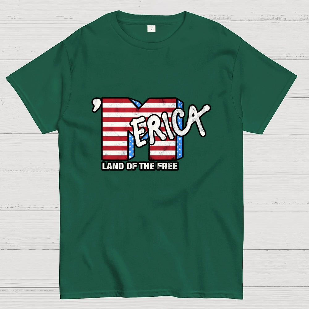 Merica- Land of the Free  T-Shirt