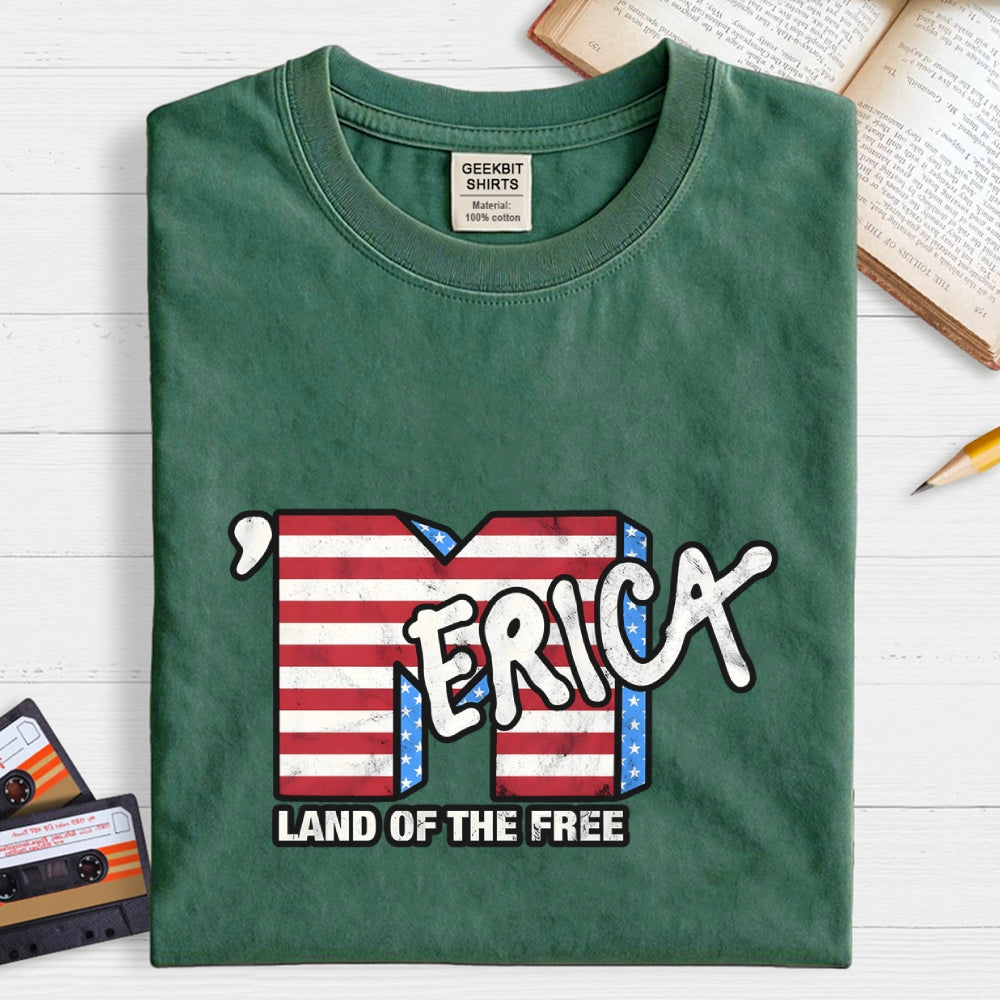 Merica- Land of the Free  T-Shirt