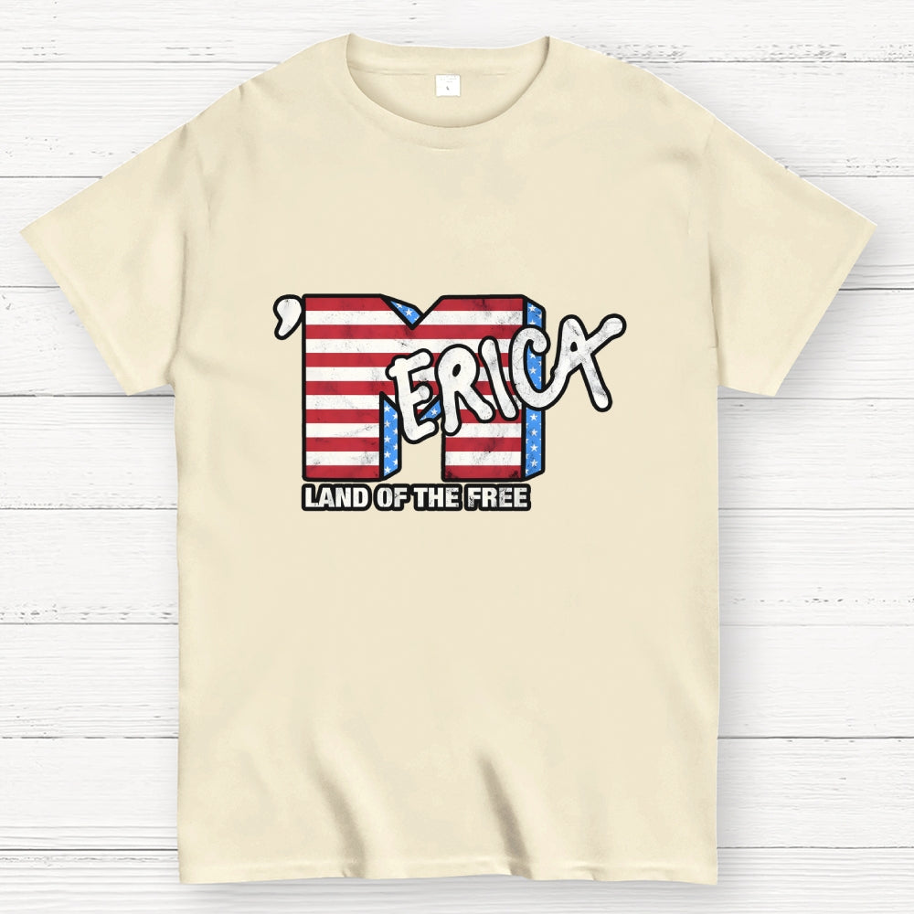 Merica- Land of the Free  T-Shirt