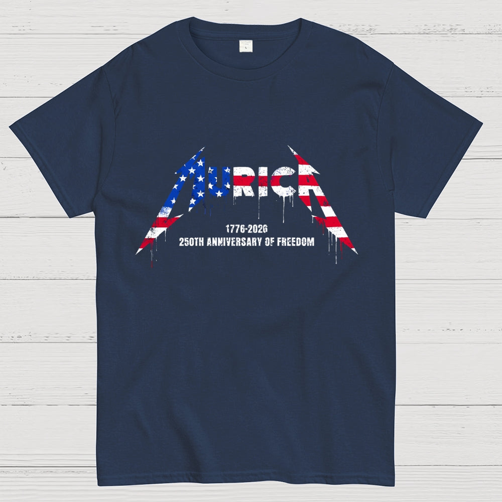 Metal Murica 1776-2026 250th funny  T-Shirt