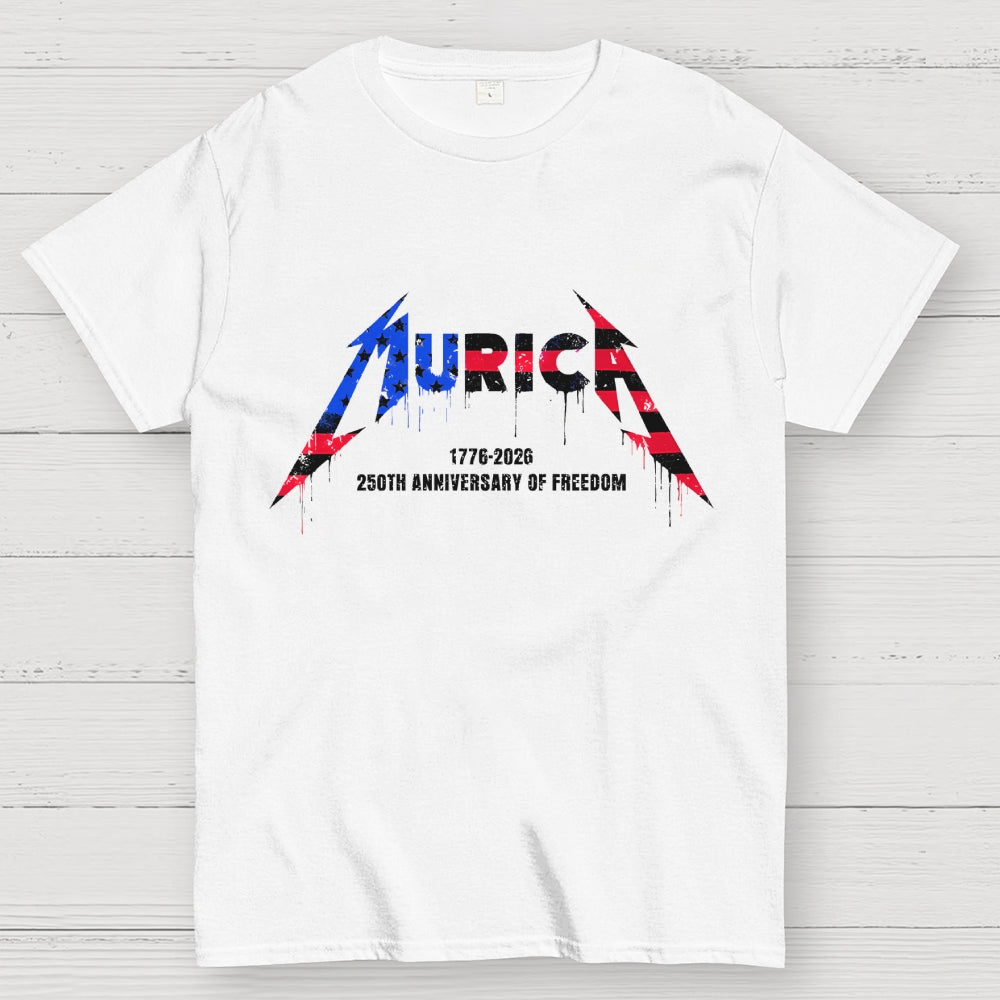 Metal Murica 1776-2026 250th funny  T-Shirt