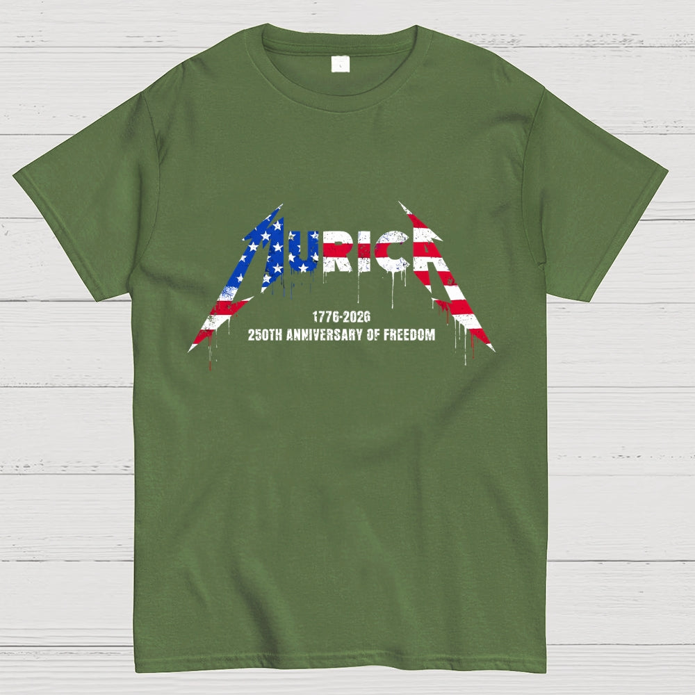 Metal Murica 1776-2026 250th funny  T-Shirt
