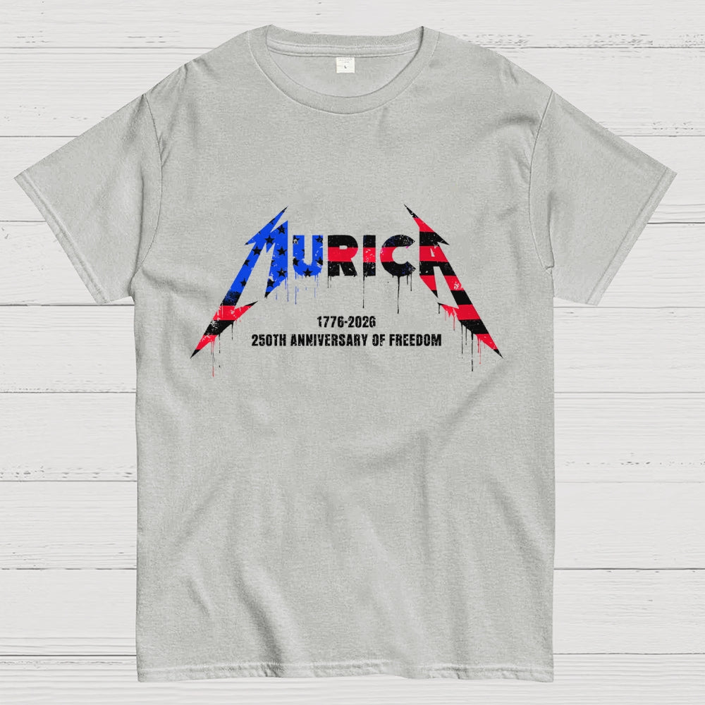 Metal Murica 1776-2026 250th funny  T-Shirt