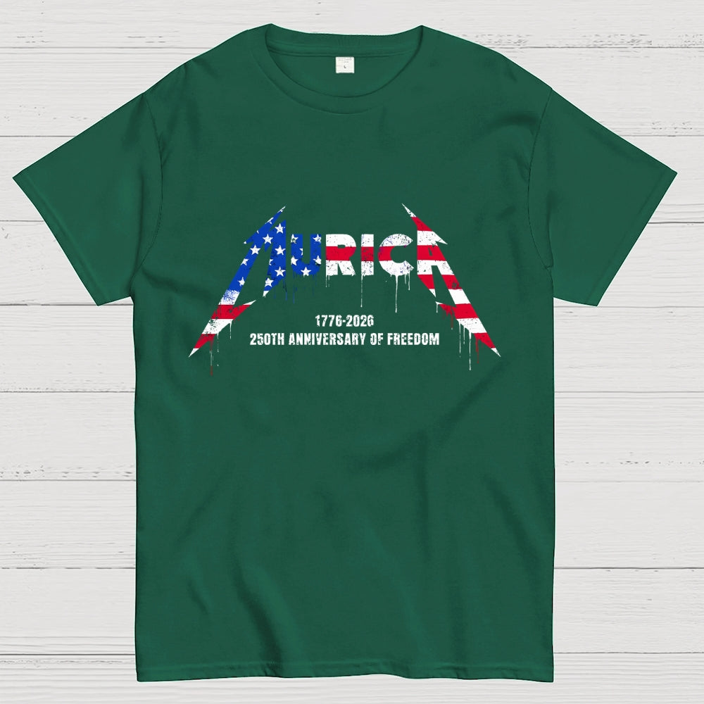 Metal Murica 1776-2026 250th funny  T-Shirt