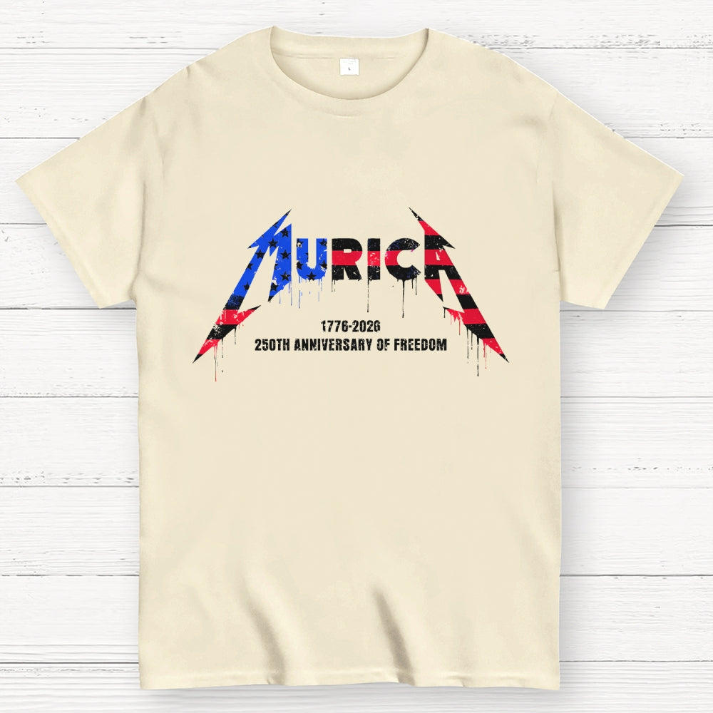 Metal Murica 1776-2026 250th funny  T-Shirt