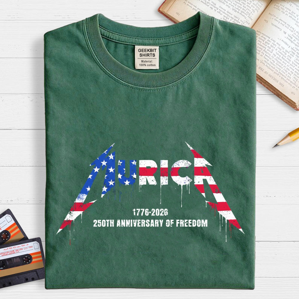 Metal Murica 1776-2026 250th funny  T-Shirt