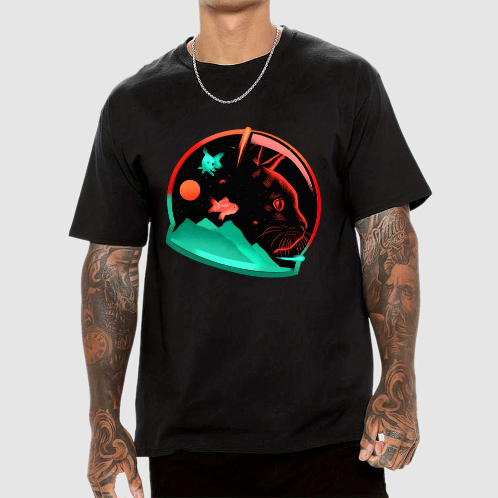 Astrocat - Cat and Space  T-Shirt