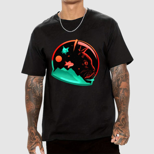 Astrocat - Cat and Space  T-Shirt