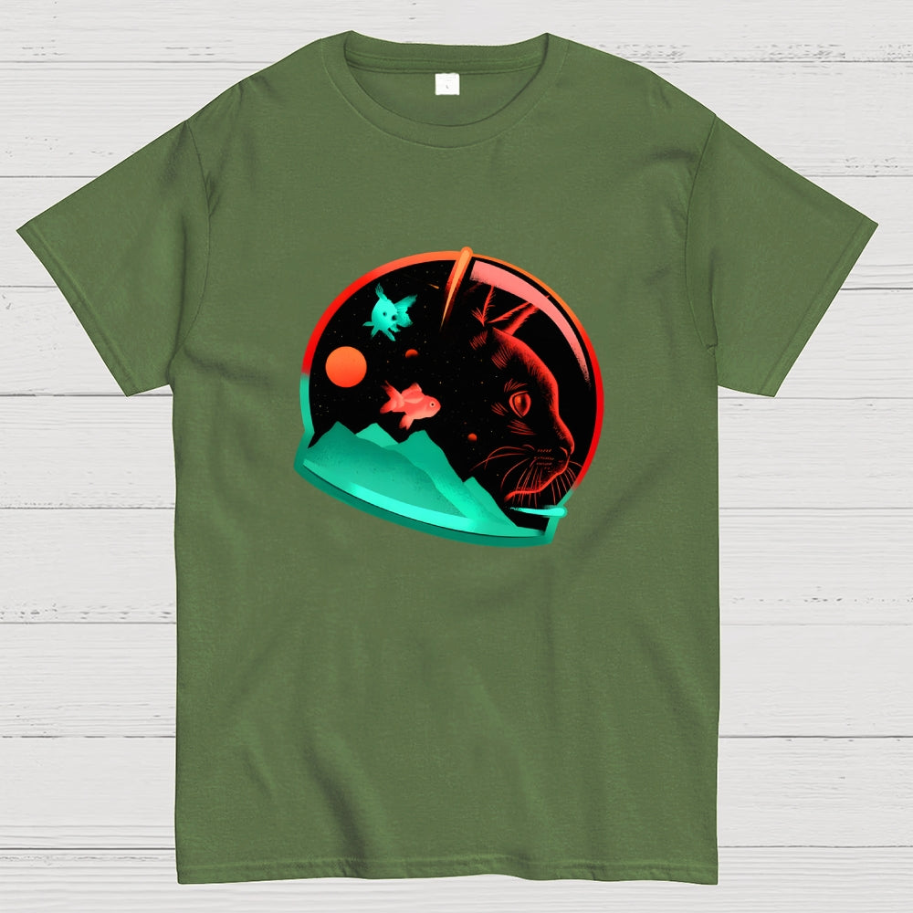 Astrocat - Cat and Space  T-Shirt