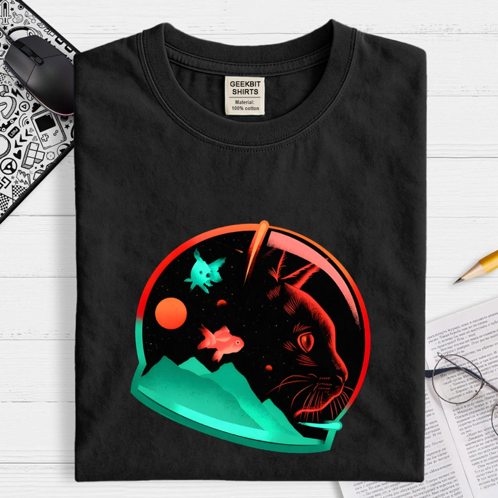 Astrocat - Cat and Space  T-Shirt