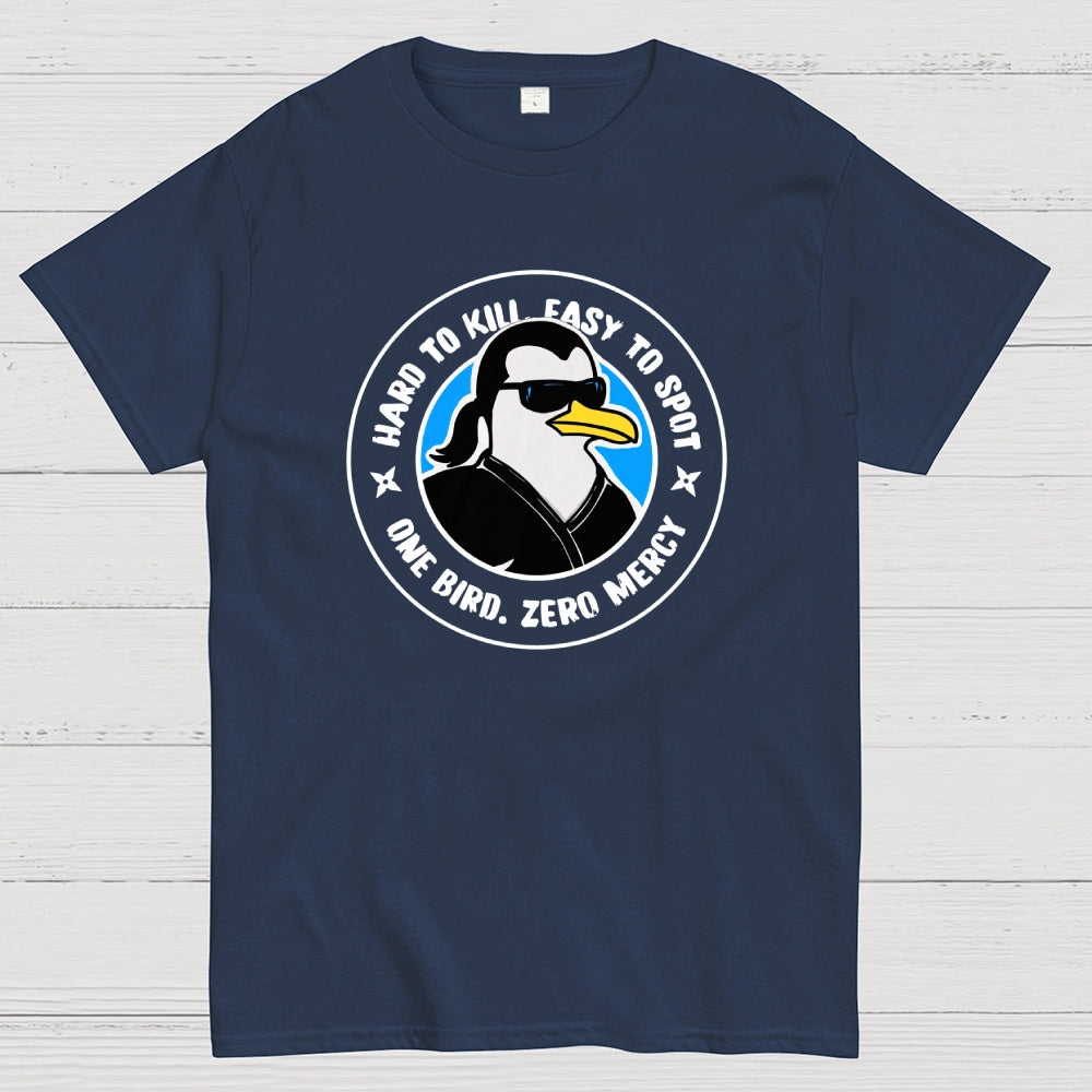 Steven Seagull One Bird Zero Mercy  T-Shirt