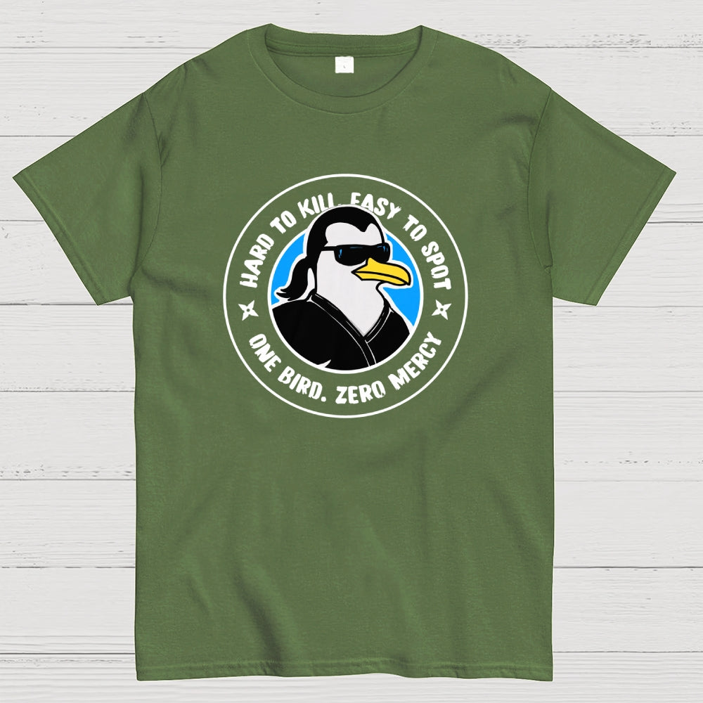 Steven Seagull One Bird Zero Mercy  T-Shirt