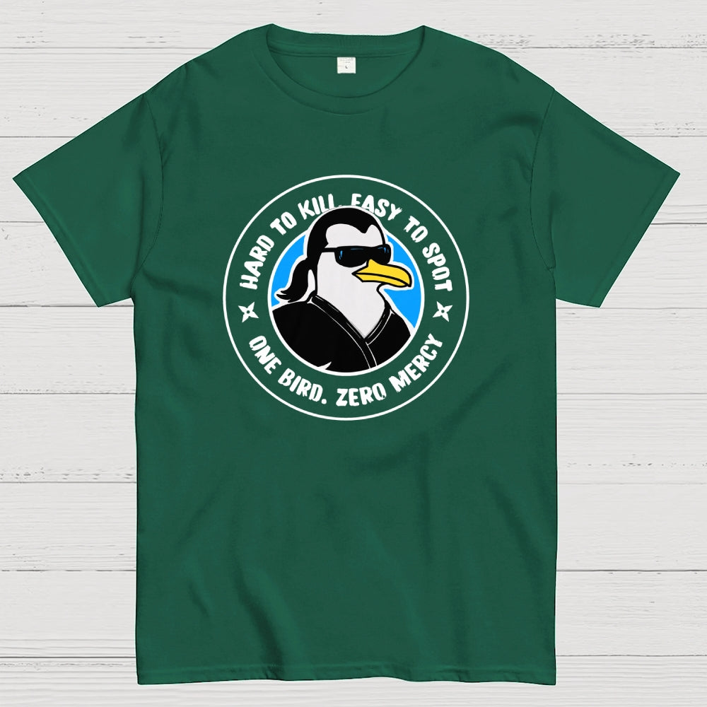 Steven Seagull One Bird Zero Mercy  T-Shirt
