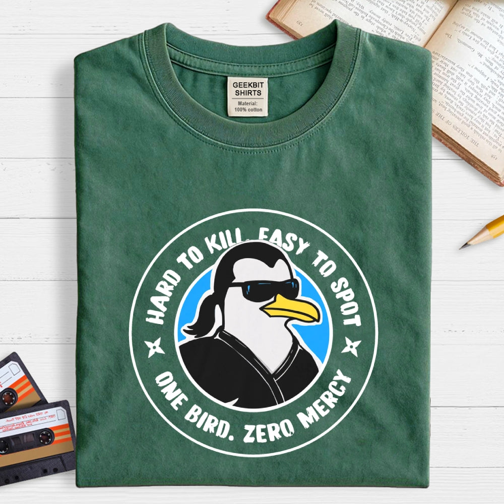 Steven Seagull One Bird Zero Mercy  T-Shirt