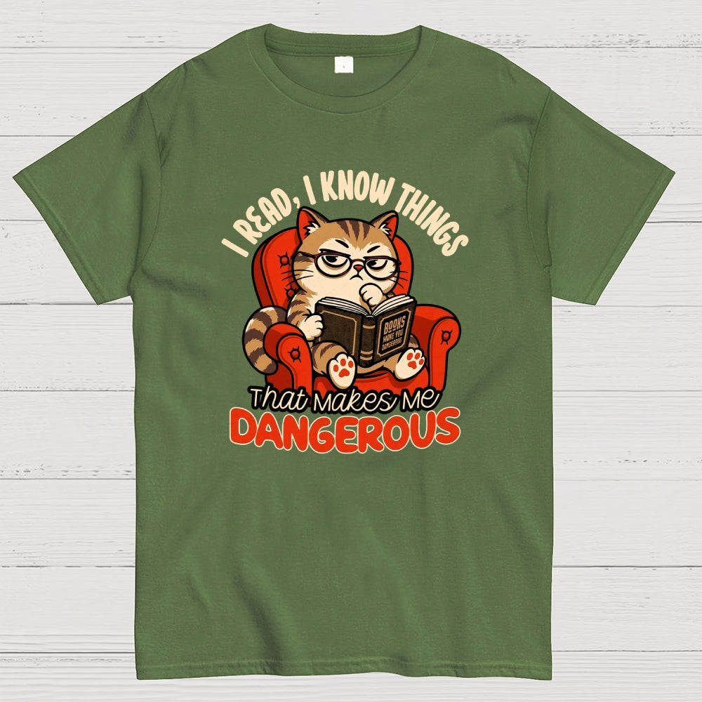 Books Make You Dangerous  T-Shirt