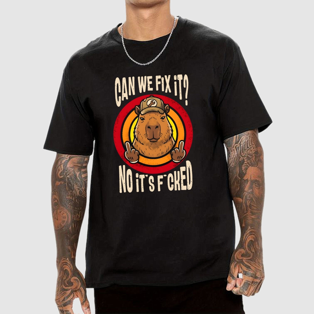 No It's Fucked Art Print  T-Shirt